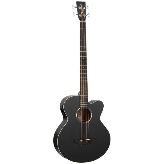 Tanglewood TWBBAB Blackbird Acoustic Bass Cutaway Electric Smokestack Satin