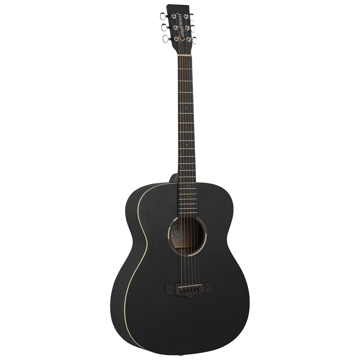 Tanglewood TWBBO Blackbird Orchestra Acoustic Smokestack Satin Pack with DCM Gig Bag & BONUS Tuner (TWBBO-P) — view 2