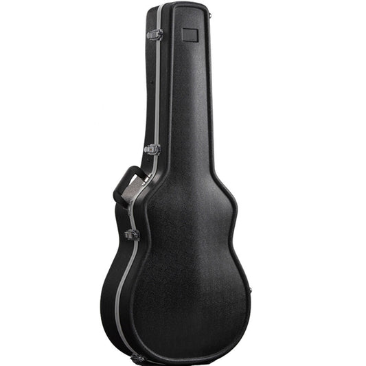 Torque ABS Acoustic Guitar OM/000 Case - Black Finish