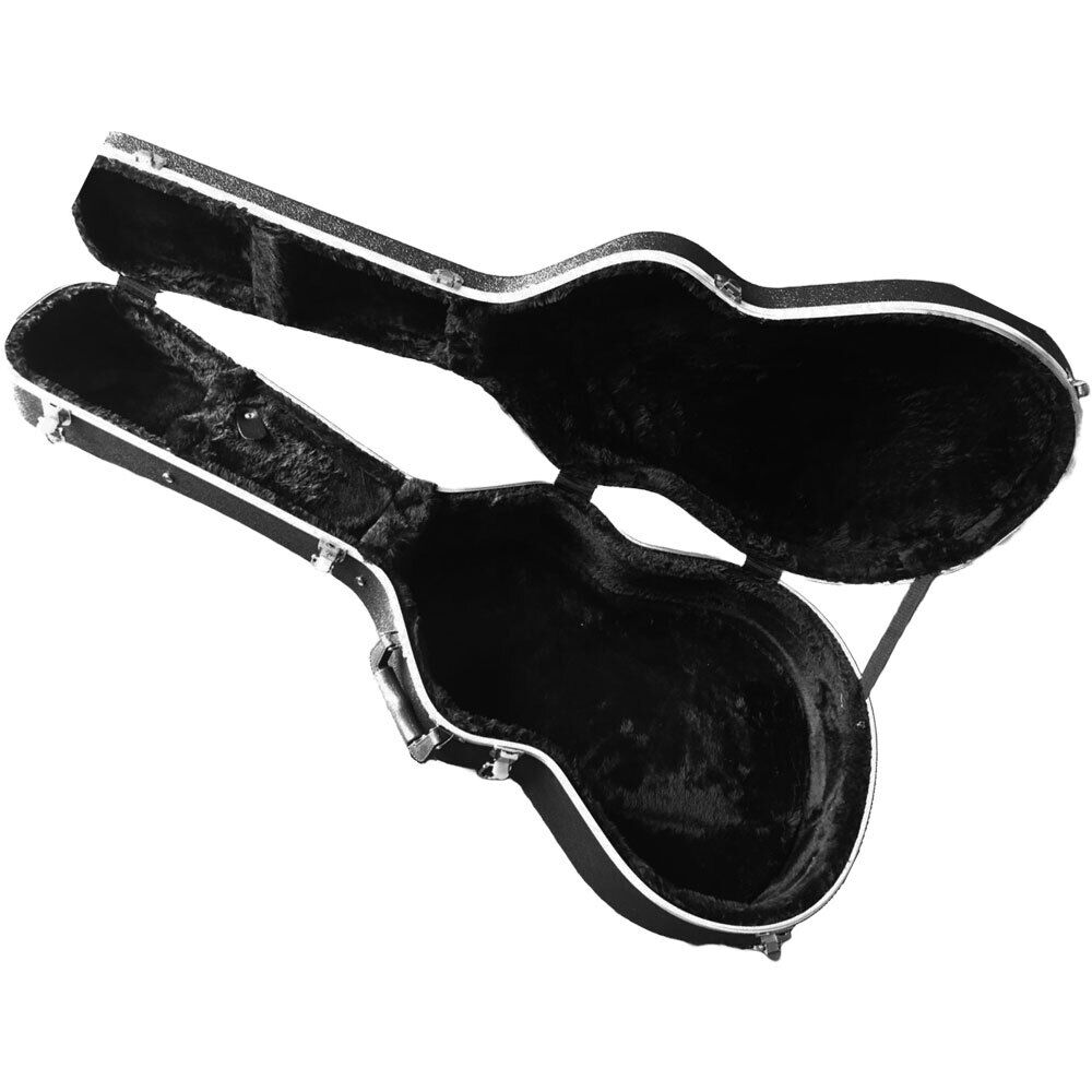 Torque ABS Acoustic Guitar OM/000 Case - Black Finish — view 2