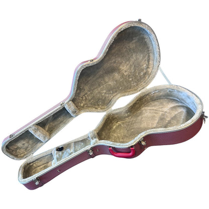 Torque ABS Acoustic Guitar Case for OM/000 in Red Finish — view 2