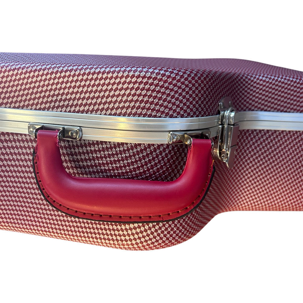 Torque ABS Acoustic Guitar Case for OM/000 in Red Finish — view 3