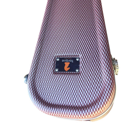 Torque ABS Acoustic Guitar Case for OM/000 in Red Finish — view 4