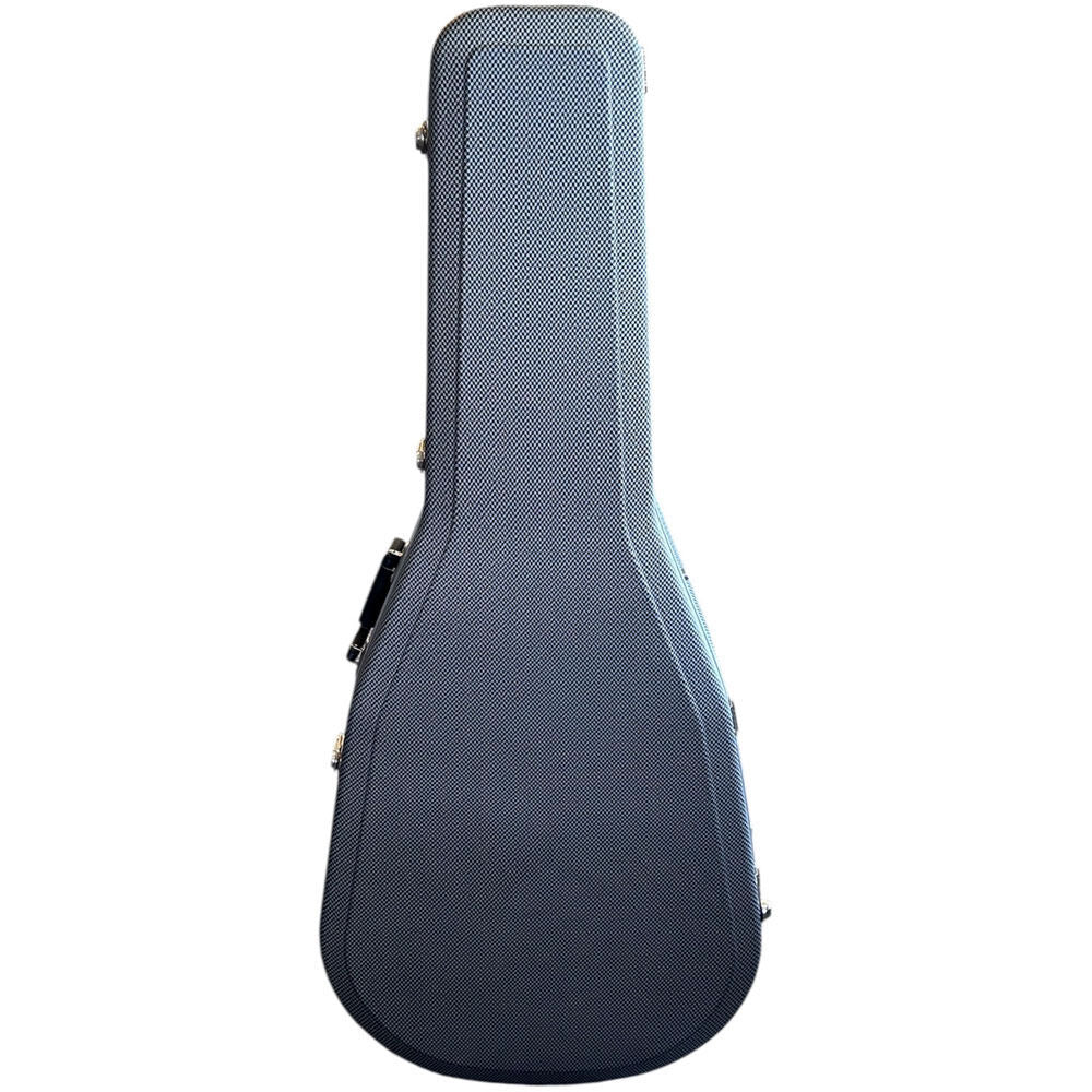 Torque Deluxe ABS Acoustic Guitar Case for 6/12-String - Black/White Finish