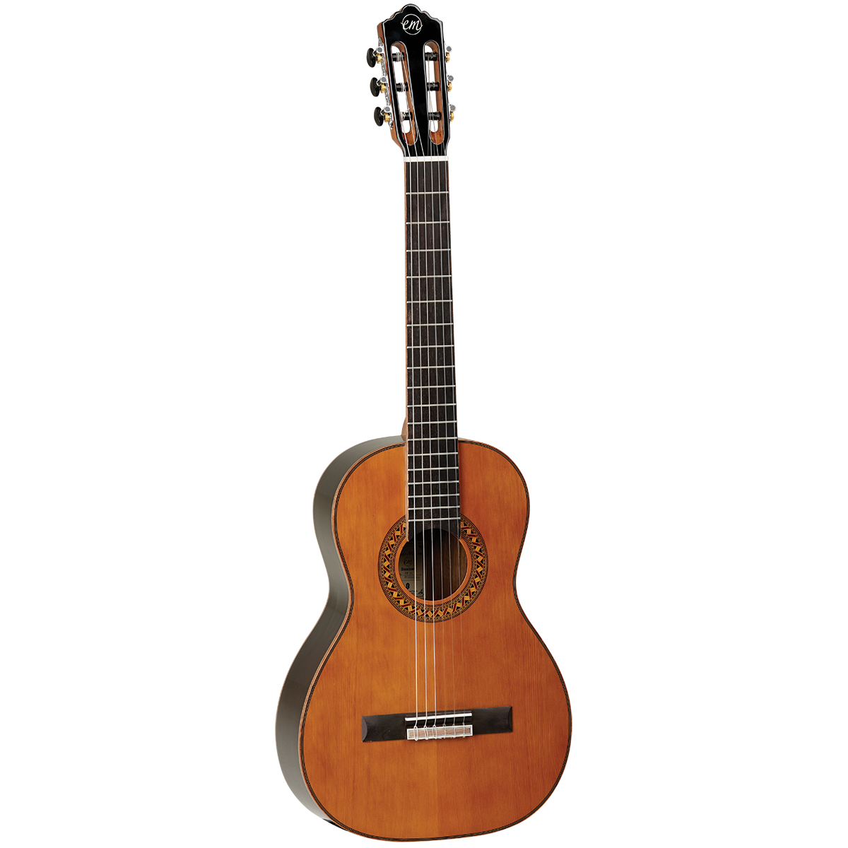 Tanglewood TWEMD4 Enredo Madera Dominar Solid Top Parlour Classical Guitar with Walnut Back and Included Gig Bag