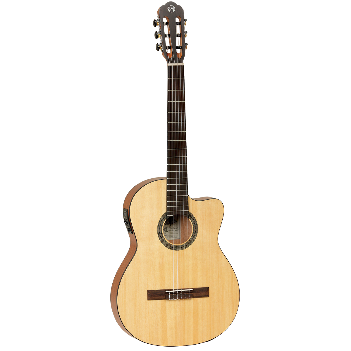 Tanglewood TWEMDC1 Enredo Madera Thinline Classical Cutaway Electric Guitar