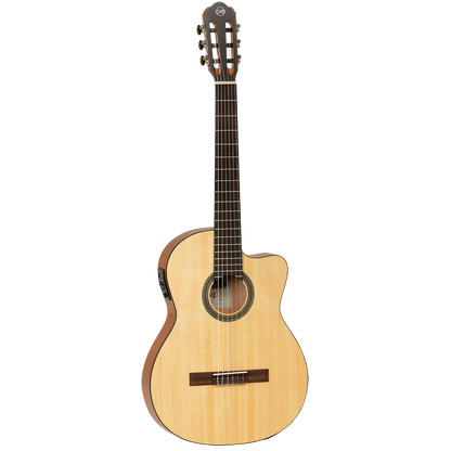 Tanglewood TWEMDC1 Enredo Madera Thinline Classical Cutaway Electric Guitar