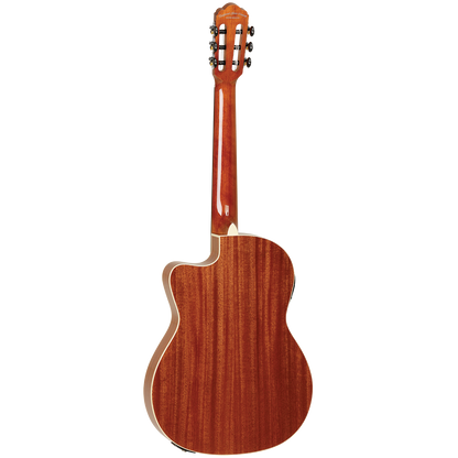 Tanglewood TWEMDC2 Enredo Madera Dominar Thinline Classical Cutaway Electric Guitar — view 2