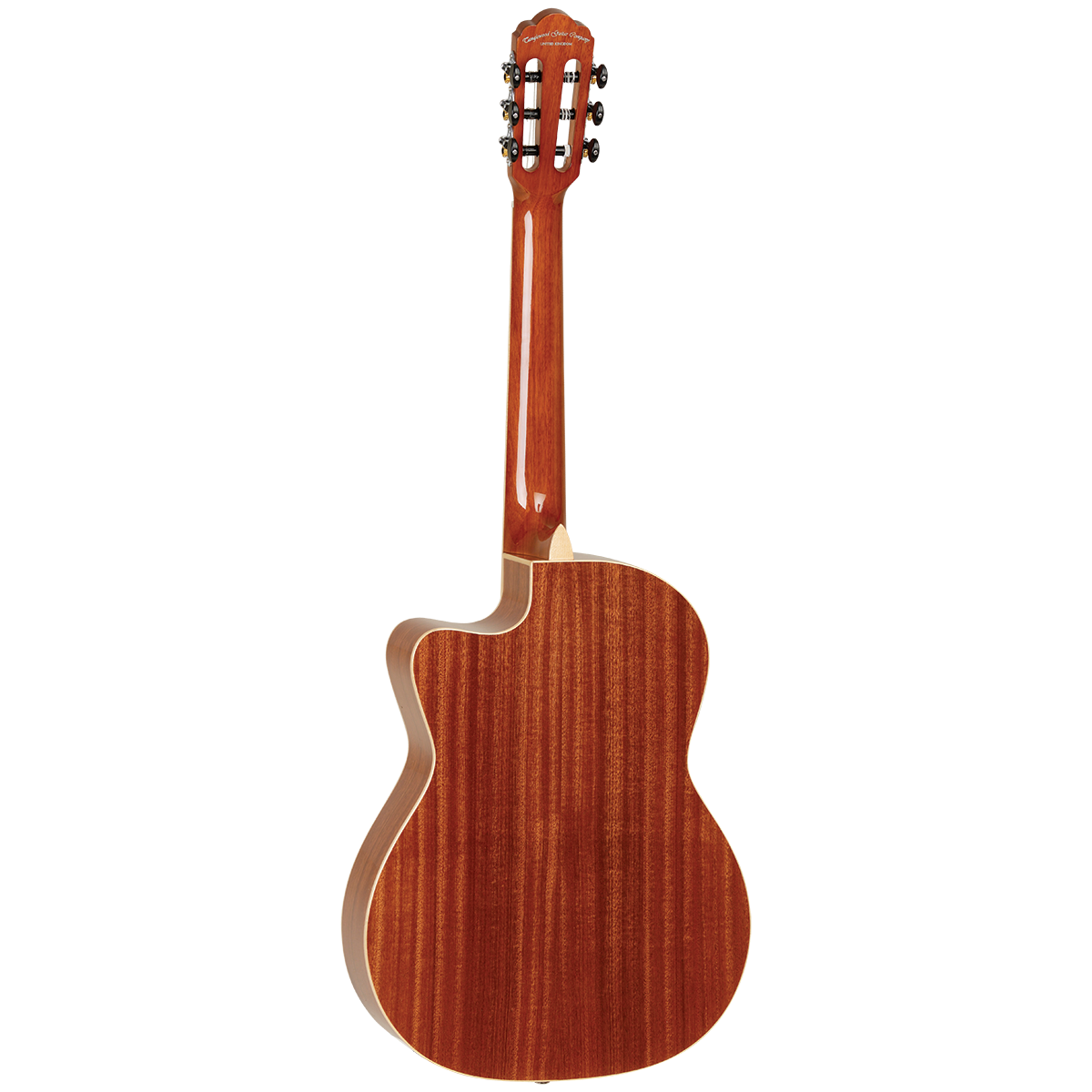 Tanglewood TWEMDC6 Enredo Madera Dominar Solid Spruce Top Classical Cutaway Electric Guitar — view 2