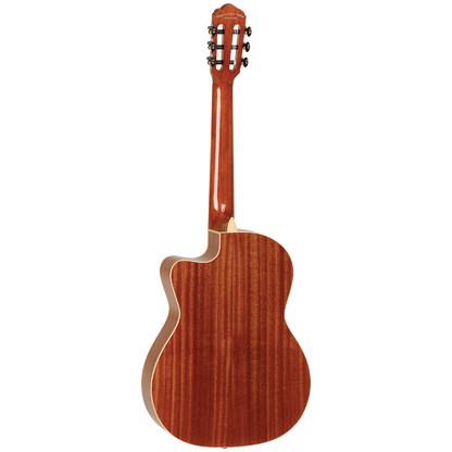 Tanglewood TWEMDC6 Enredo Madera Dominar Solid Spruce Top Classical Cutaway Electric Guitar — view 2