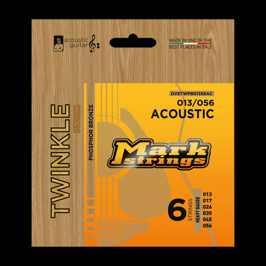 Markbass Twinkle Series Phosphor Bronze 13/56 Acoustic Guitar Set