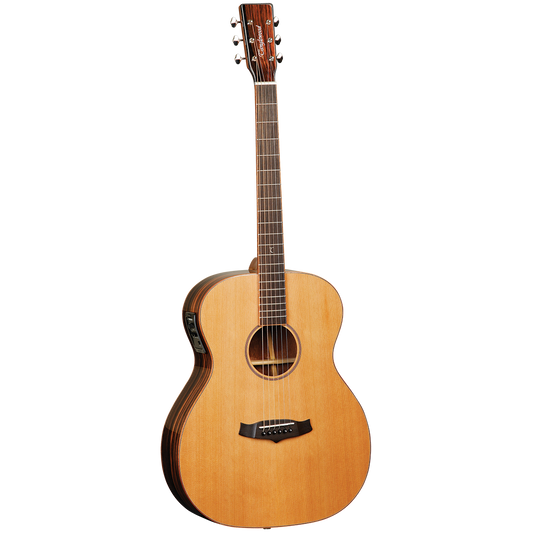 Tanglewood TWJFE Java Folk Acoustic Electric Guitar with Solid Cedar Top and Fishman Presys EQ