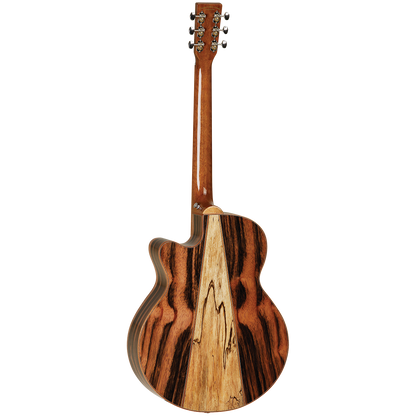 Tanglewood Java Superfolk Cutaway Electric Guitar with DCM Premium Case (TWJSFCE-P) — view 3