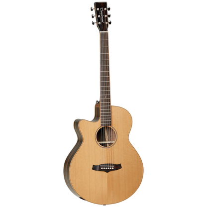 Tanglewood Java Superfolk Cutaway Electric Left-Handed Guitar with Fishman Presys EQ