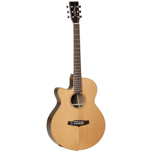 Tanglewood Java Superfolk Cutaway Electric Left-Handed Guitar with Fishman Presys EQ