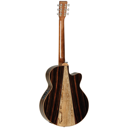 Tanglewood Java Superfolk Cutaway Electric Left-Handed Guitar with Fishman Presys EQ — view 2