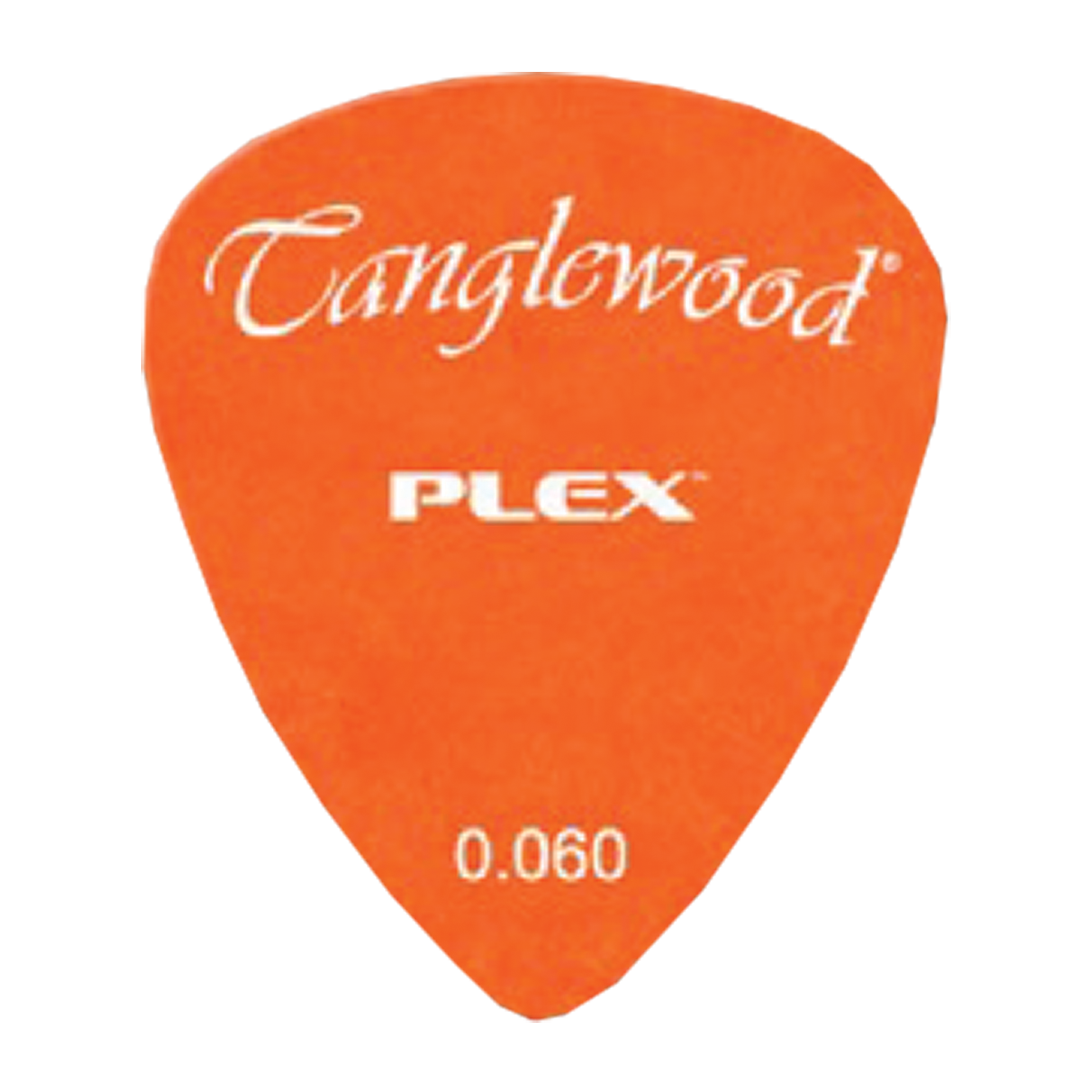 Tanglewood TWPP2 PLEX Picks Pack of 12 .060 Orange