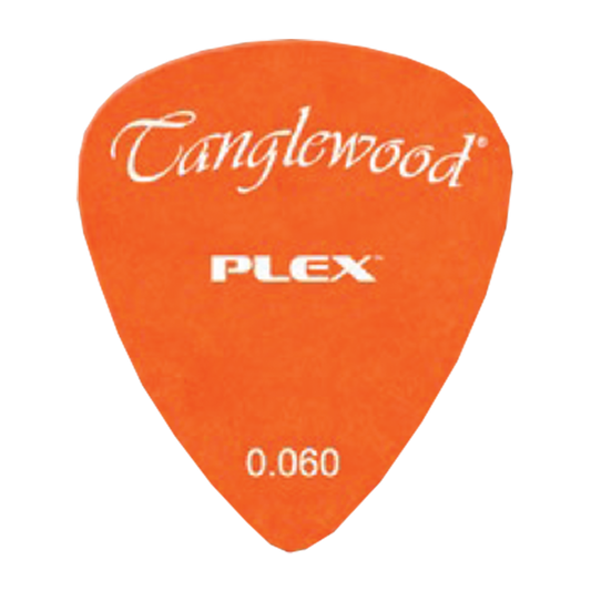Tanglewood TWPP2 PLEX Picks Pack of 12 .060 Orange