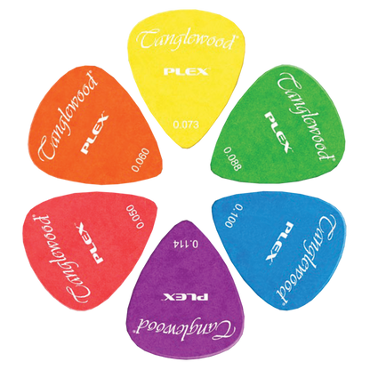 Tanglewood TWPP3 PLEX Picks Pack of 12, .073mm Thickness, Yellow — view 2