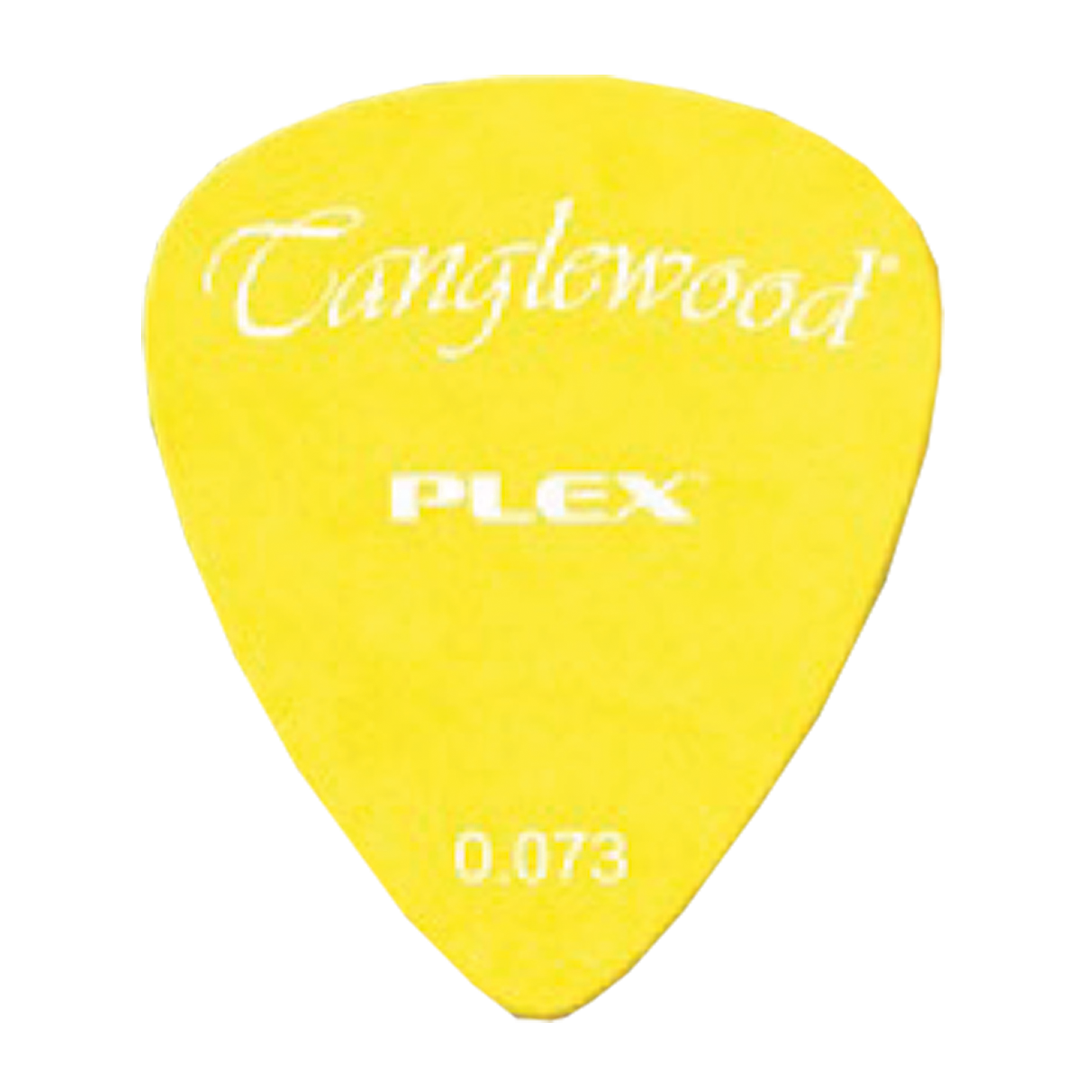 Tanglewood TWPP3 PLEX Picks Pack of 12, .073mm Thickness, Yellow