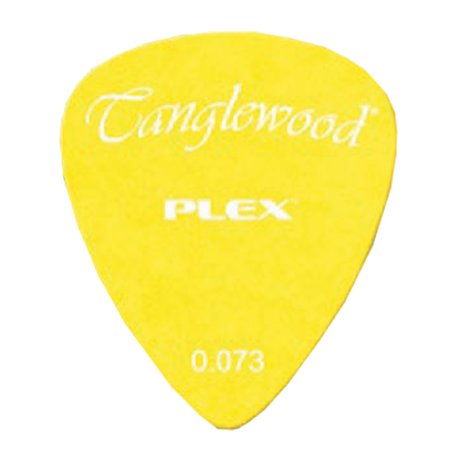 Tanglewood TWPP3 PLEX Picks Pack of 12, .073mm Thickness, Yellow