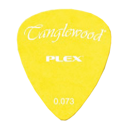 Tanglewood TWPP3 PLEX Picks Pack of 12, .073mm Thickness, Yellow