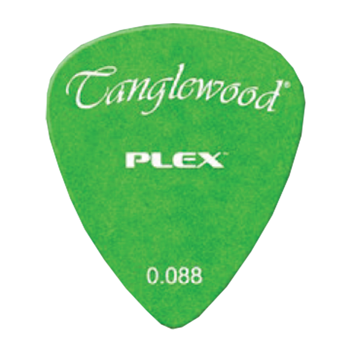 Tanglewood TWPP4 Plex Picks Pack of 12 .088mm Green