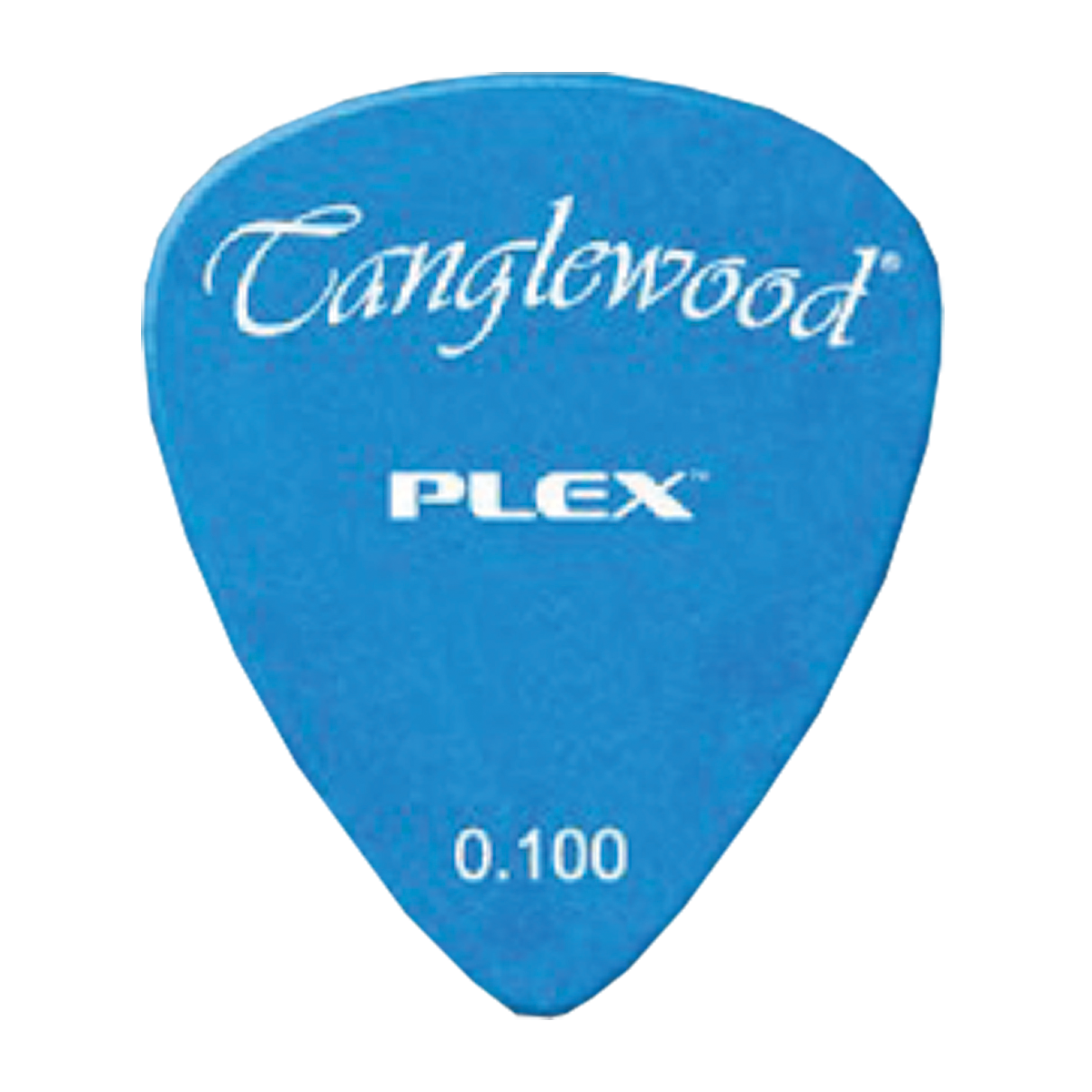 Tanglewood TWPP5 PLEX Picks Pack of 12 - .100 Blue