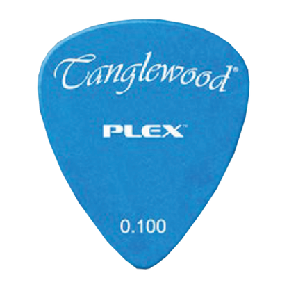 Tanglewood TWPP5 PLEX Picks Pack of 12 - .100 Blue