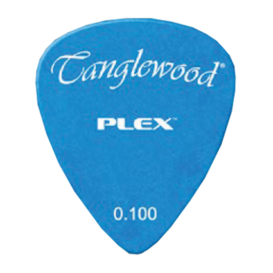 Tanglewood TWPP5 PLEX Picks Pack of 12 - .100 Blue