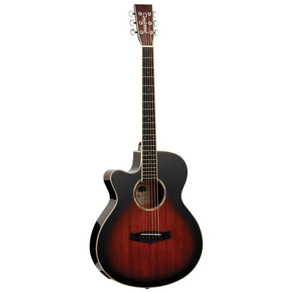 Tanglewood Winterleaf Pro Super Folk C/E Antique Vintage Burst Left Handed Acoustic-Electric Guitar TWPRO4-CE-AVB-LH