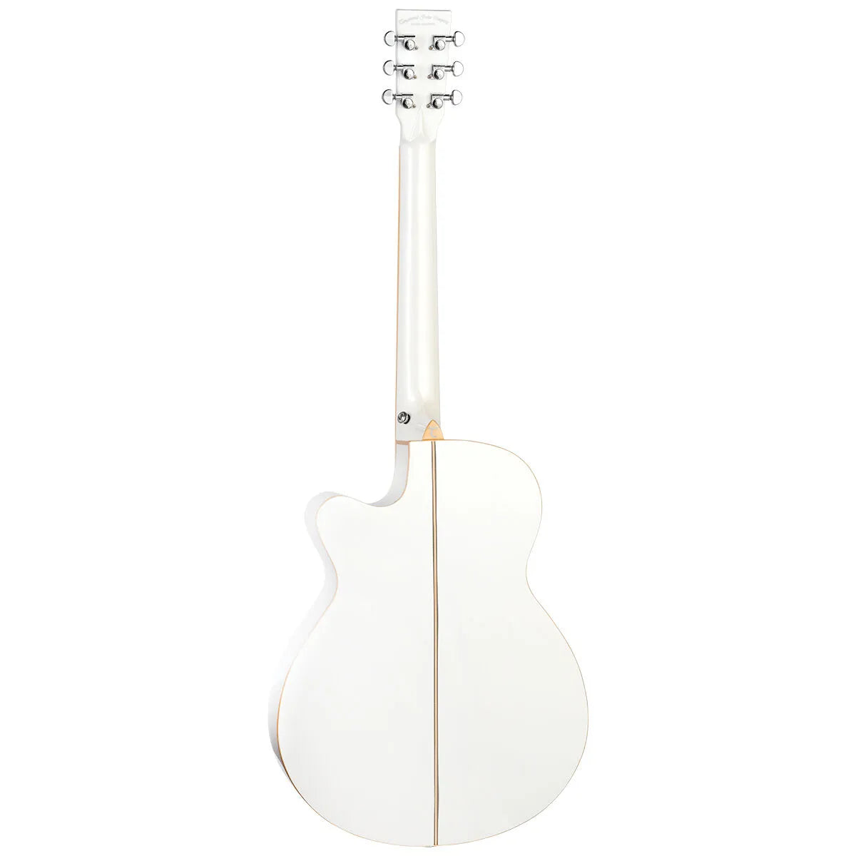 Tanglewood Winterleaf Pro Blonde Superfolk C/E Acoustic-Electric Guitar Whitsunday White Gloss TWPRO4-CE-BLW — view 3