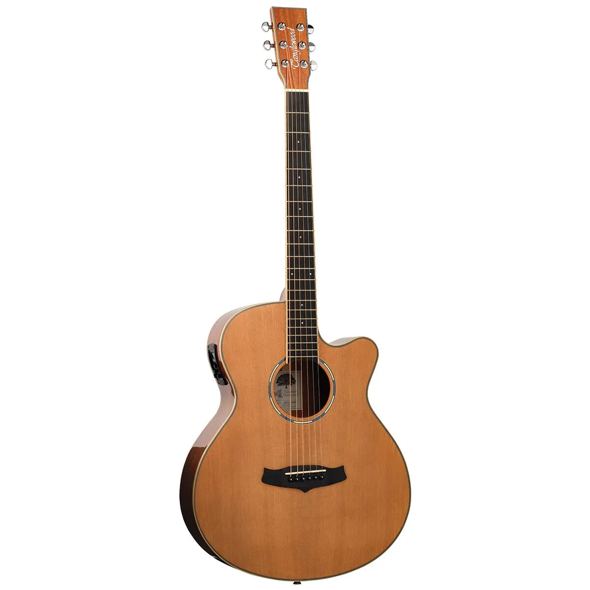Tanglewood Winterleaf Pro Super Folk C/E Acoustic Guitar Natural Gloss Finish TWPRO4-CE-NA — view 2