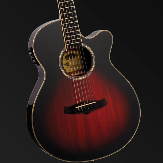 Tanglewood Winterleaf Pro Thinline Super Folk C/E Antique Vintage Burst Guitar [TWPRO4-TL-CE-AVB]