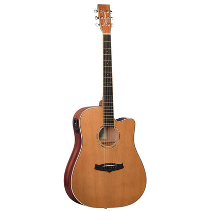 Tanglewood Winterleaf Pro Dreadnought C/E Acoustic Guitar Natural Satin Finish TWPRO5-CE-NAS — view 2