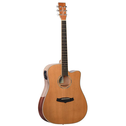 Tanglewood Winterleaf Pro Dreadnought C/E Acoustic Guitar Natural Gloss Finish TWPRO5-CE-NA — view 2