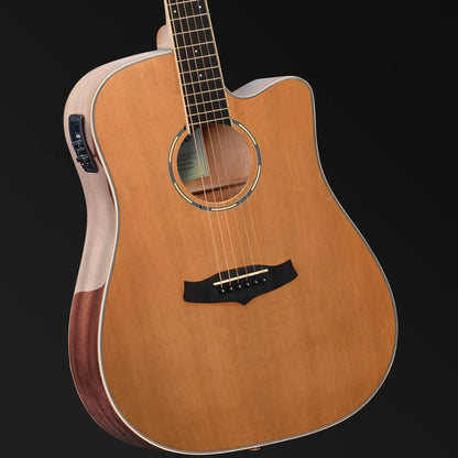 Tanglewood Winterleaf Pro Dreadnought C/E Acoustic Guitar Natural Gloss Finish TWPRO5-CE-NA