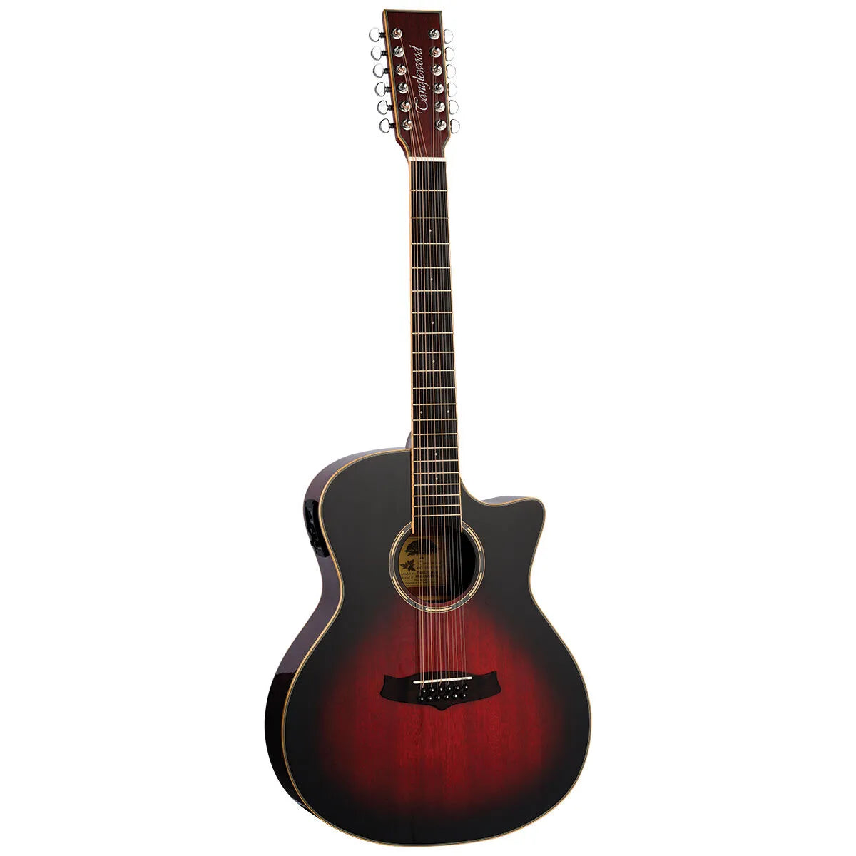 Tanglewood Winterleaf Pro TWPRO612CEAVB 12-String Acoustic-Electric Guitar Vintage Burst — view 2