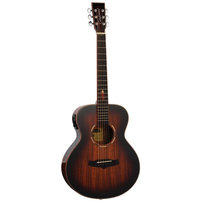 Tanglewood Winterleaf Pro Exotic Mini Acoustic/Electric Koa Guitar TWX1-E-K — view 2