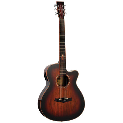Tanglewood Winterleaf Pro Exotic Super Folk C/E Koa Acoustic-Electric Guitar TWX4-CE-K — view 2