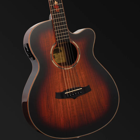 Tanglewood Winterleaf Pro Exotic Super Folk C/E Koa Acoustic-Electric Guitar TWX4-CE-K