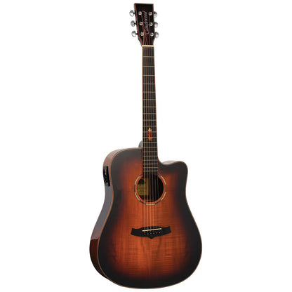 Tanglewood Winterleaf Pro TWX5-CE-K Dreadnought Acoustic Guitar with Koa Back and Sides, Solid Spruce Top, Premium Plus EQ — view 2
