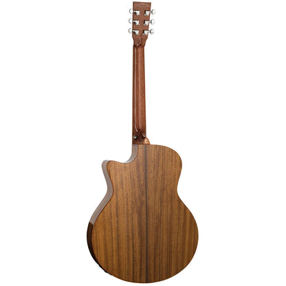 Tanglewood Winterleaf Exotic Superfolk Solid Top Venetian Cutaway Guitar Black Walnut TWX6-CE-BW — view 3