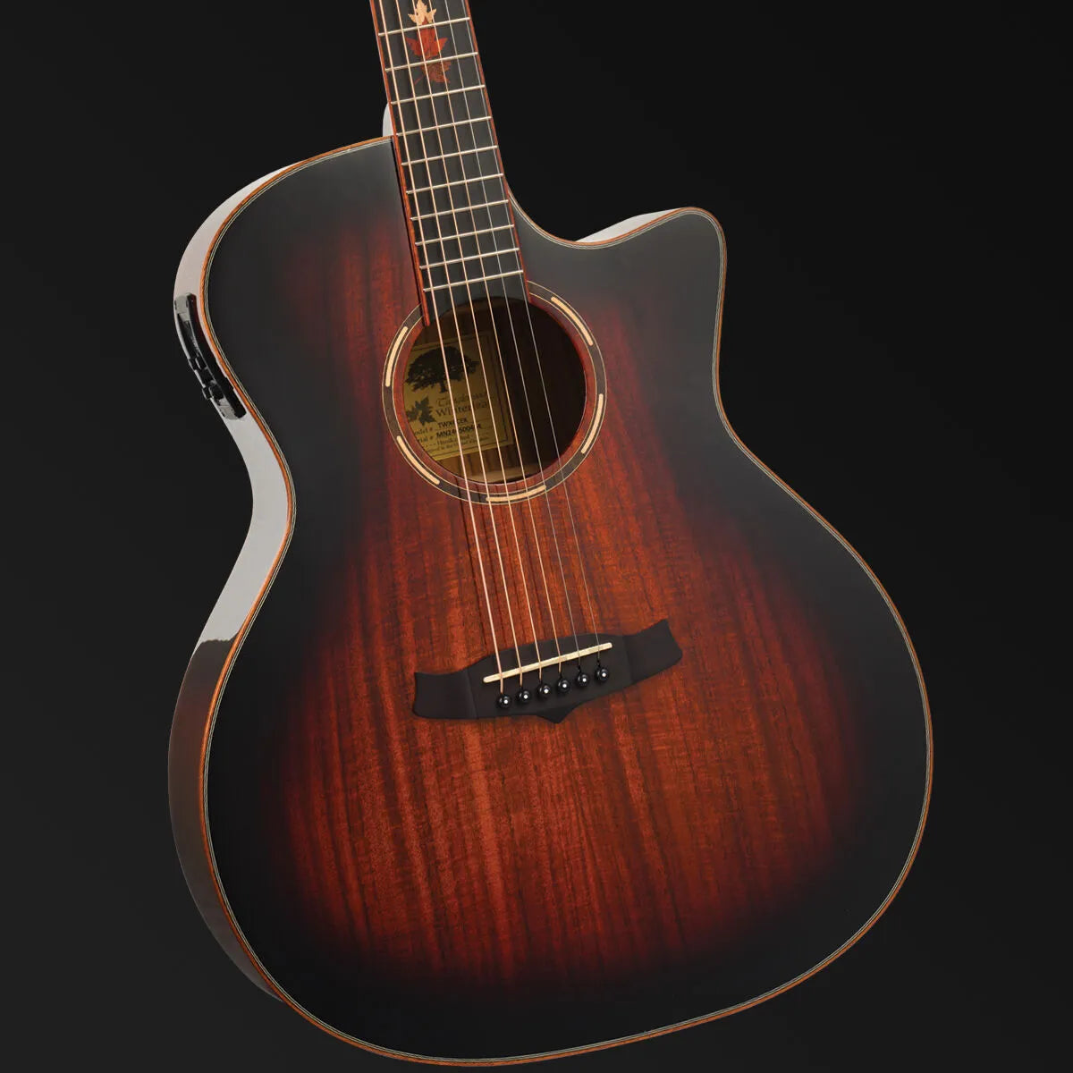 Tanglewood Winterleaf Pro TWX6CEK Grand Auditorium Acoustic Guitar Koa with Venetian Cutaway