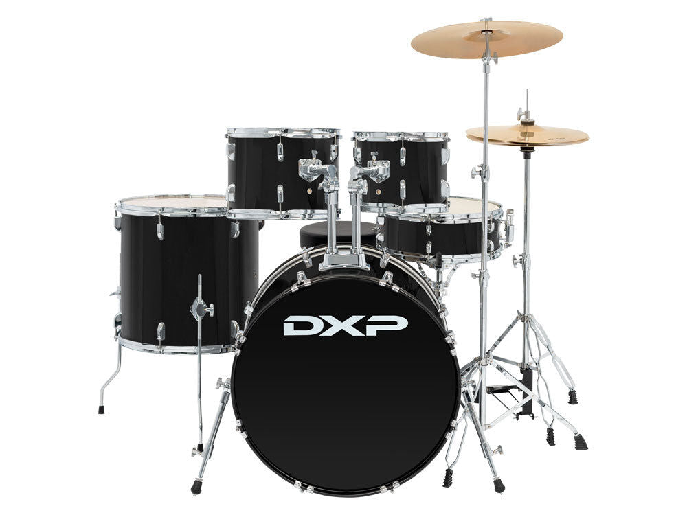 DXP Fusion Plus 22" 5 Piece Drum Kit - Black
