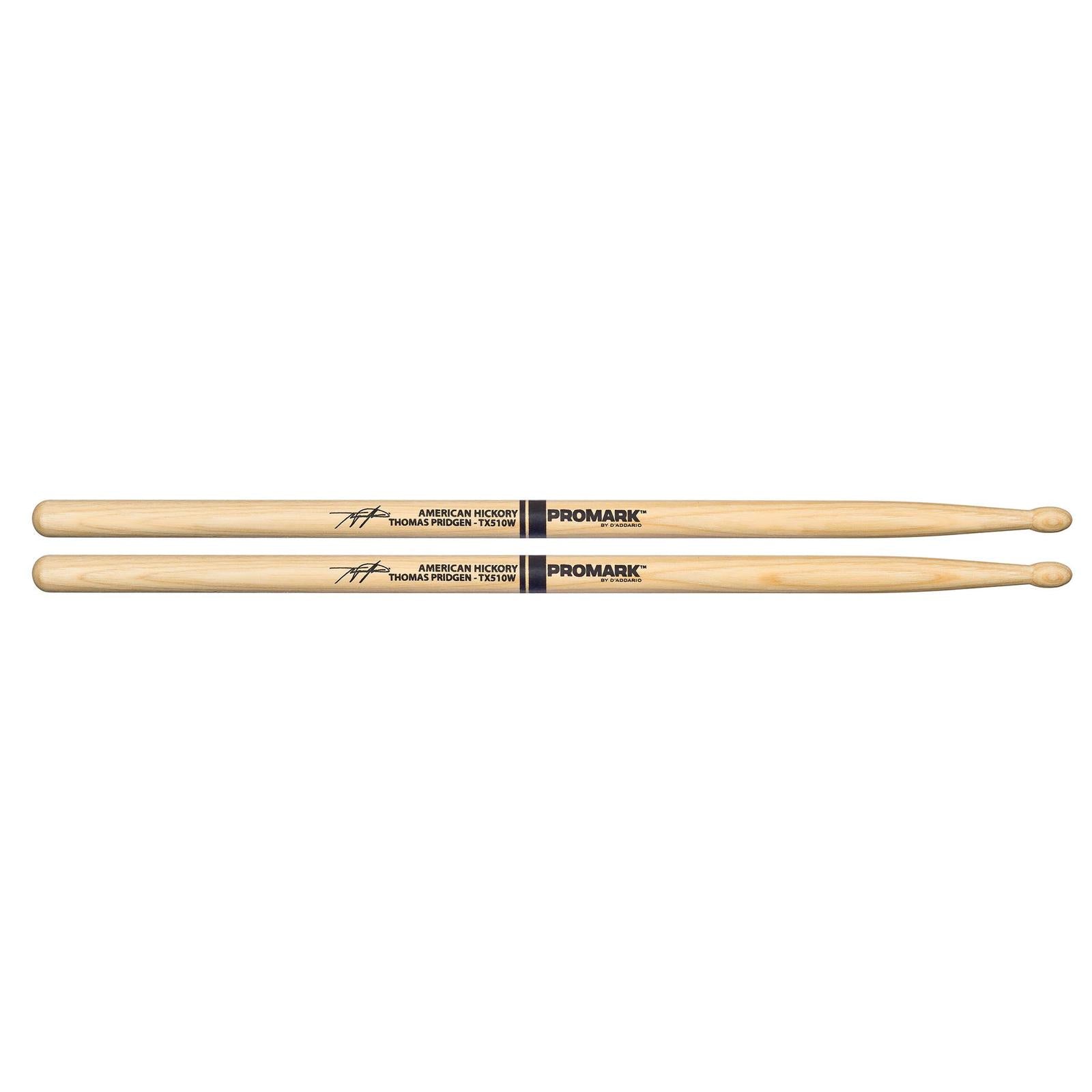 ProMark Hickory 510 Thomas Pridgen Wood Tip drumstick