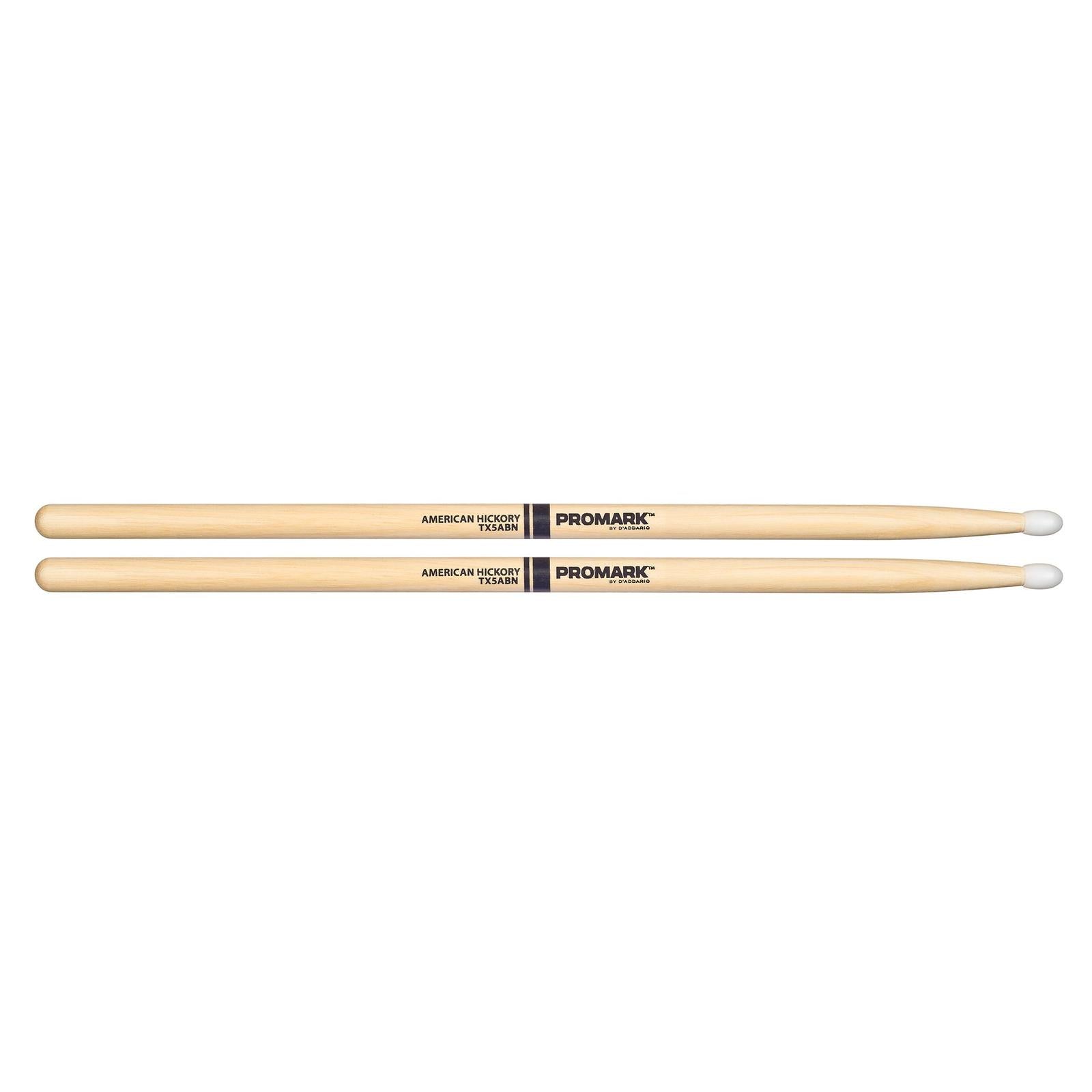 ProMark Hickory 5AB Nylon Tip drumstick