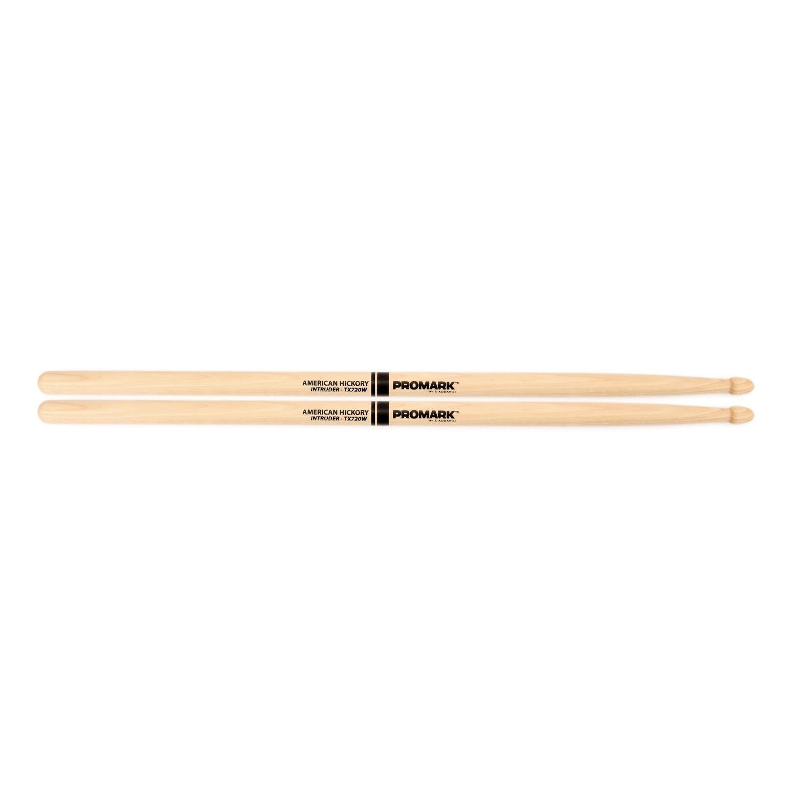 ProMark Hickory 720 "Intruder" Wood Tip drumstick