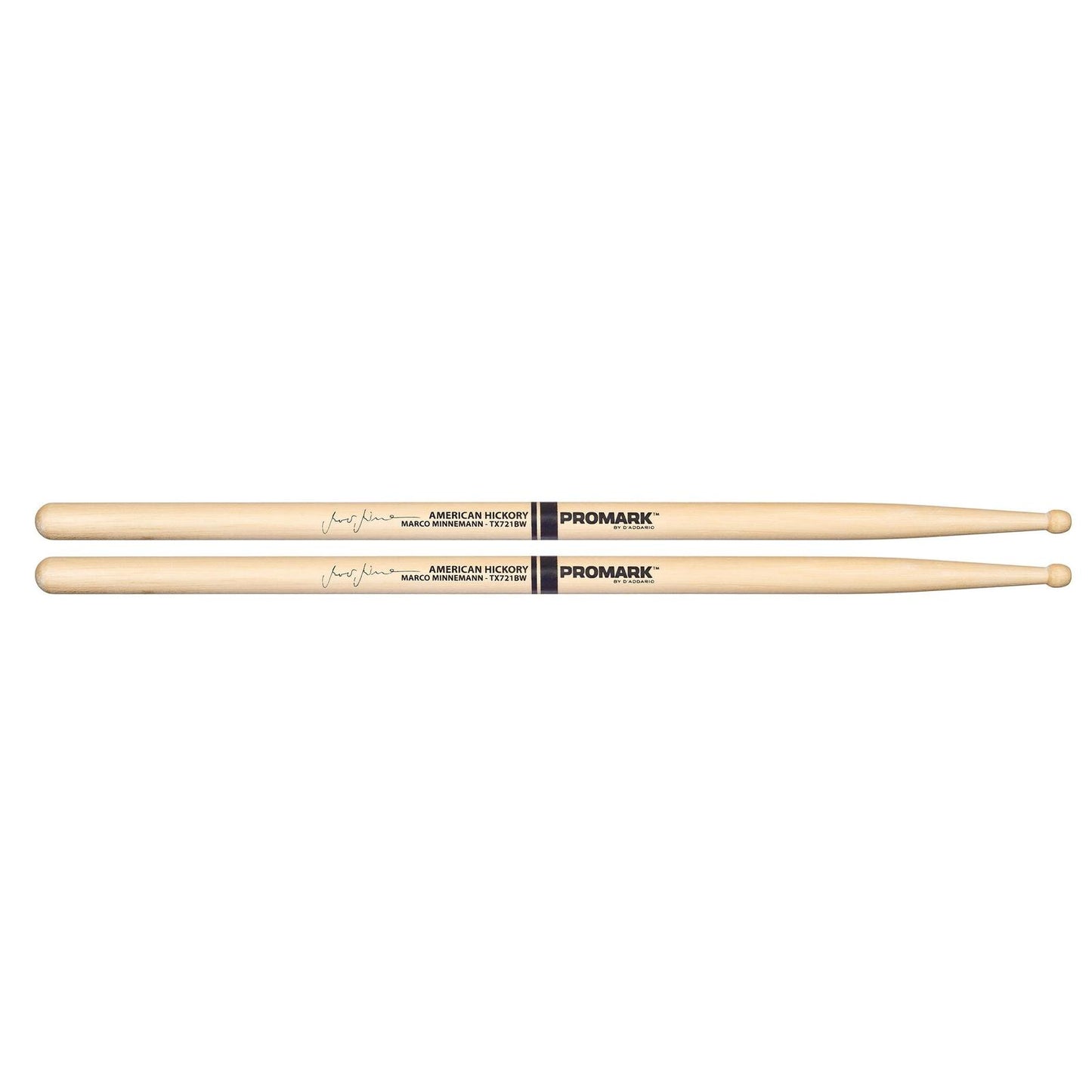ProMark Hickory 721B Marco Minnemann Wood Tip drumstick