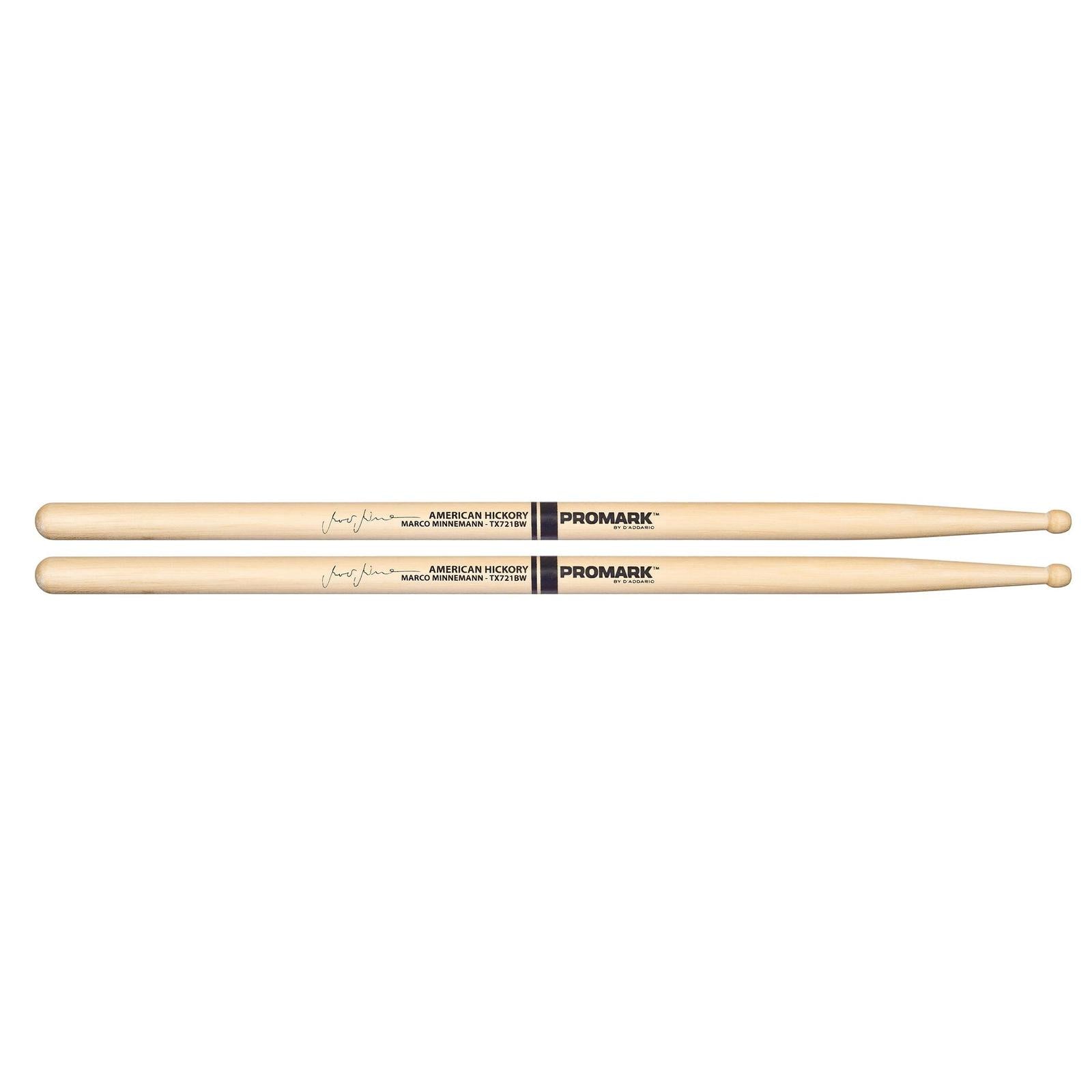 ProMark Hickory 721B Marco Minnemann Wood Tip drumstick